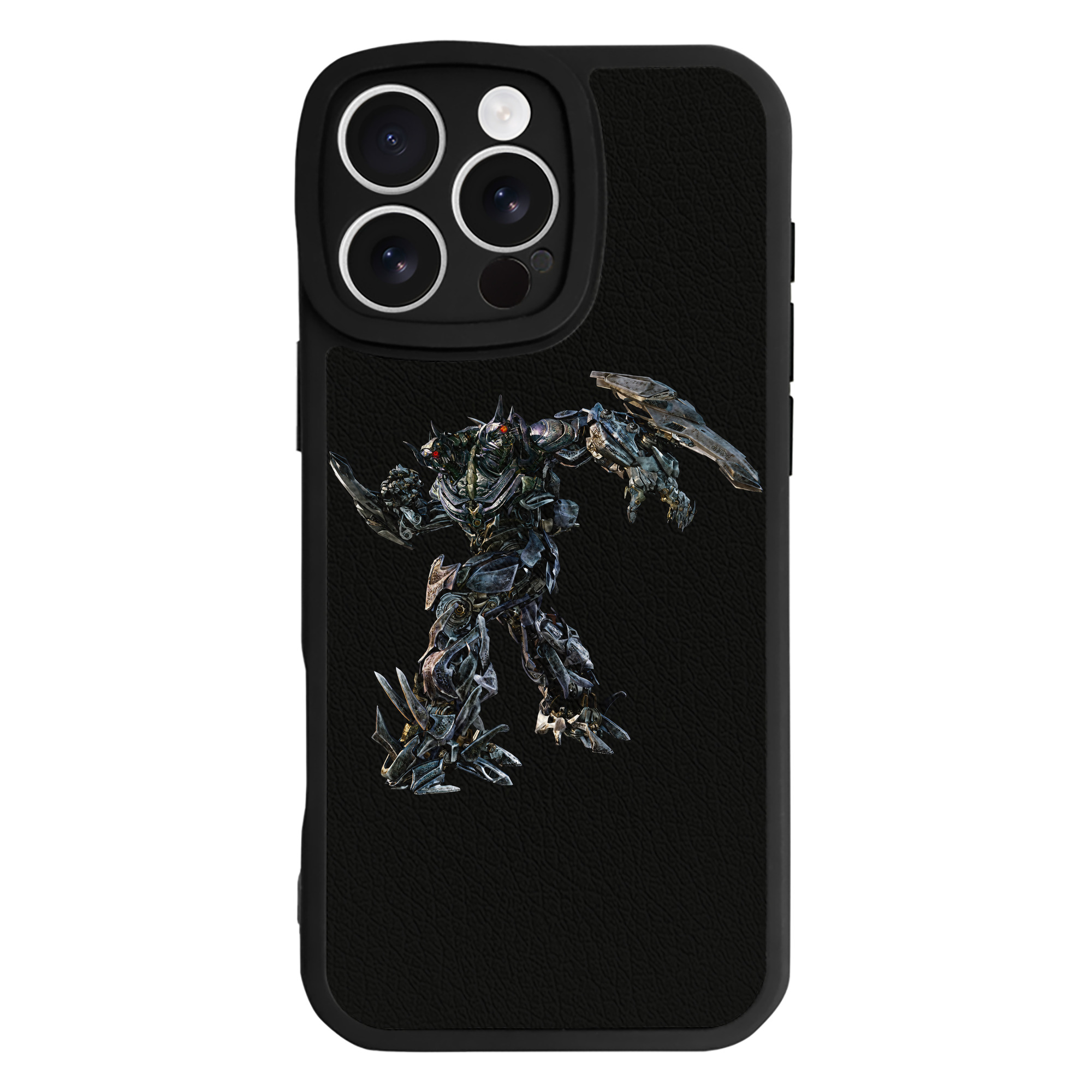 （画像用） Transformers トランスフォーマー 【iPhone 16シリーズ対応】シリコンスマホケース（レザー調） 材質：シリコン